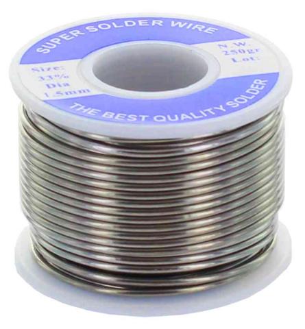 1,0 PZ Di STAGNO PER SALDARE 33 ROCCHETTO 250 G