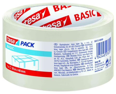 36,0 PZ Di NASTRO IMBALLO TESA 50 M TRASPARENTE