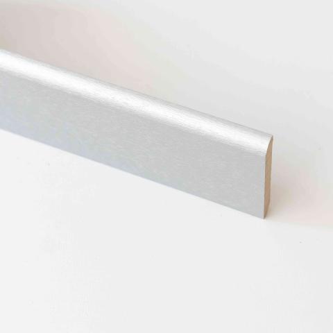 10,0 PZ Di BATTISCOPA  70X10 MM MDF 240 CM ALLUMINIO