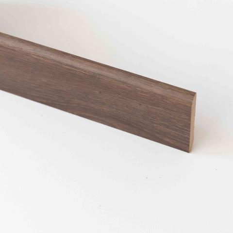 10,0 PZ Di BATTISCOPA  70X10 MM MDF 240 CM NOCE SCURO