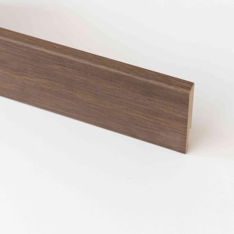 5,0 PZ Di BATTISCOPA  80X11 MM MDF 240 CM ROVERE SCURO