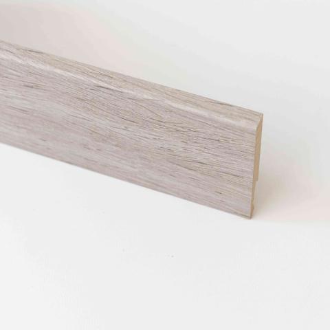 5,0 PZ Di BATTISCOPA  80X11 MM MDF 240 CM ROVERE GRIGIO