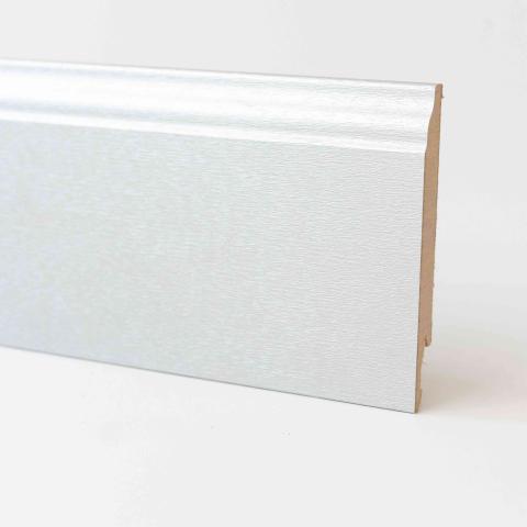 5,0 PZ Di BATTISCOPA 120X14 MDF BAROCCO 240 CM ALLUMINIO