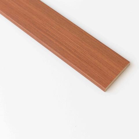 10,0 PZ Di COPRIFILO 70X10 MM MDF 240 CM NOCE TANGANICA R6