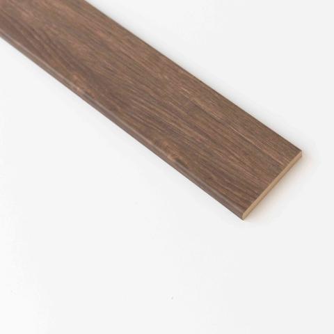 10,0 PZ Di COPRIFILO 70X10 MM MDF 240 CM NOCE SCURO R6