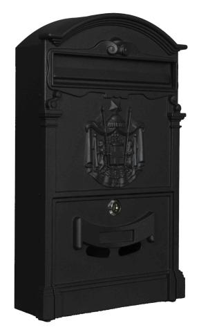 1,0 PZ Di CASSETTA POSTALE REGIA POSTA ALL 26X9X41 CM NERO