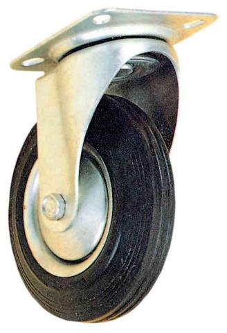 1,0 PZ Di RUOTA INDUSTRIALE D 200 MM PIASTRA GIREVOLE EXPORT