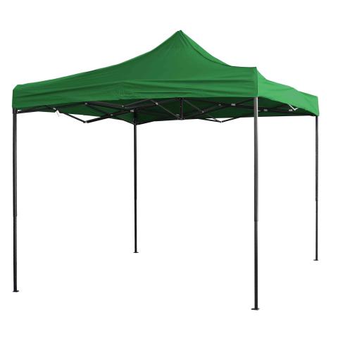 1,0 PZ Di GAZEBO IN ACCIAIO EASY FLEX 300X300 CM VERDE 1207V