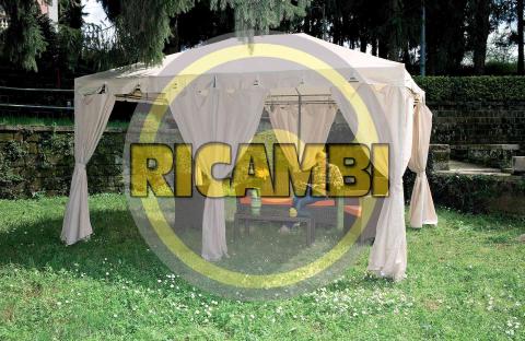 1,0 CF Di SET TELI LATERALI PER GAZEBO ARMONIA