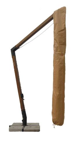 1,0 PZ Di CUSTODIA KHAKI PER OMBRELLONI DECENTRATI 3X3