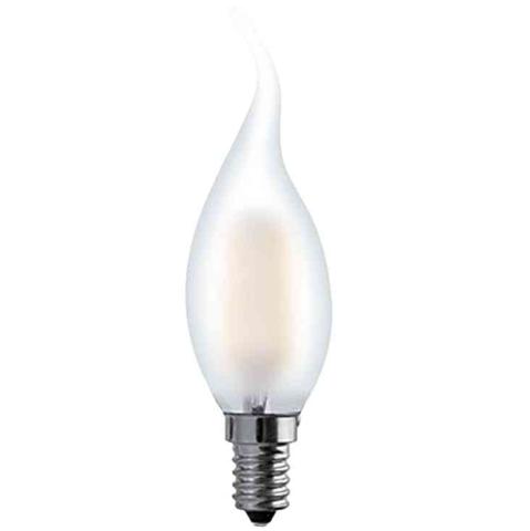 10,0 PZ Di LED FIAMMA 4,0W E14 LUMEN 470-2700K FIL. SAT.