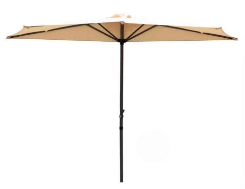 1,0 PZ Di OMBRELLONE A PARETE 1/2 TONDO D 270 CM