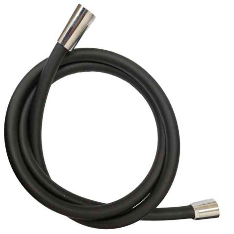 1,0 PZ Di FLESSIBILE PER DOCCIA NERO OPACO 200 CM