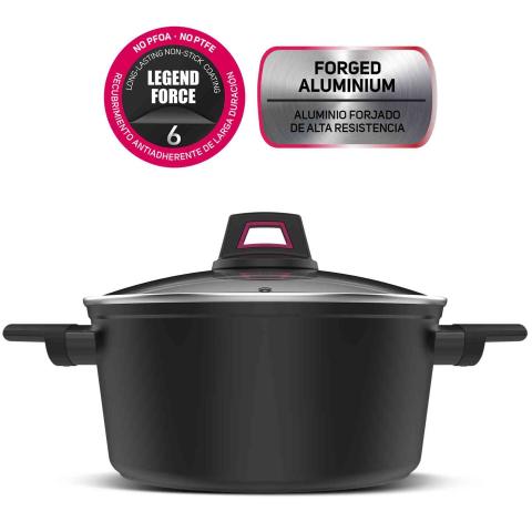 1,0 PZ Di PENTOLA TAURUS KCK4020 D 20 CM CON COPERCHIO