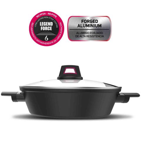 1,0 PZ Di CASSERUOLA TAURUS KCK4028L D 28 CM CON COPERCHIO