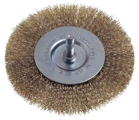 1,0 PZ Di POGGI 470.00 SPAZZOLA CIRCOL ACCIAIO G6 D  75 MM