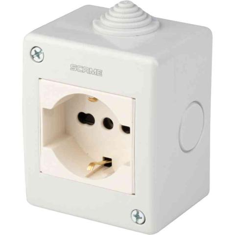 1,0 PZ Di POLYPOOL PP0172X CASSETTA EST. IP40 CON PRESA BIPA
