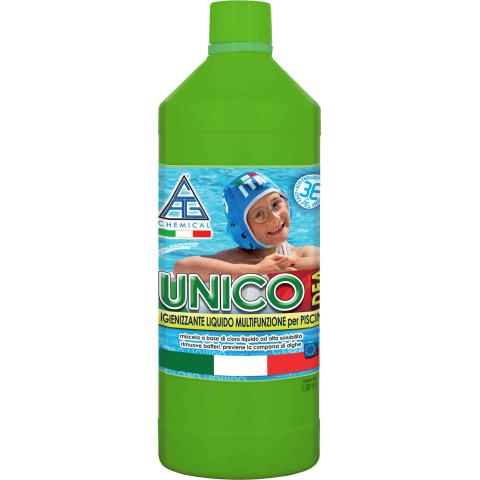 12,0 PZ Di CLORO LIQUIDO MULTIFUNZIONE X PISCINE KG. 1  UNICO