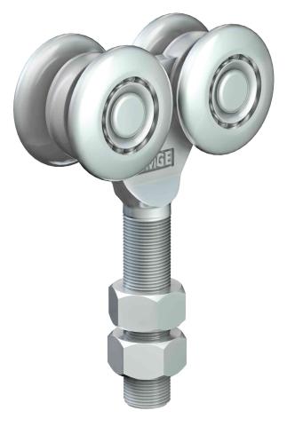 2,0 PZ Di OMGE  253 CARRELLO A 4 RUOTE D 55 MM PORT 380 KG