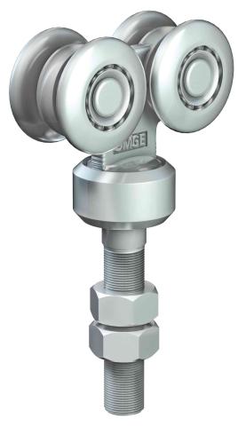 1,0 PZ Di OMGE  263 CARRELLO A 4 RUOTE D 55 PERNO GIR P 380 