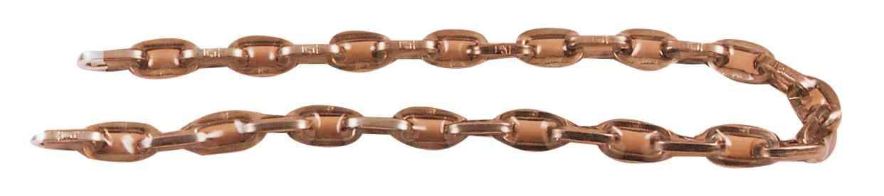 1,0 PZ Di CATENA ANTIFURTO QUADRA RIVESTITA 10X150