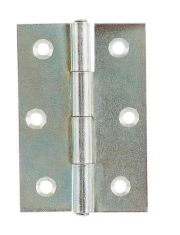 24,0 PZ Di CERNIERA PERNO FISSO 838 ACC ZIN PESAN 51X1,6X75 M