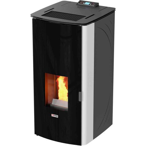 1,0 PZ Di STUFA PELLET 17 KW KING 17DD IDRO BIANCO