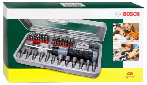 1,0 PZ Di BOSCH-A SET 46 PEZZI 019504