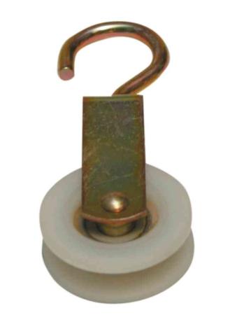 6,0 BL Di BL CARRUCOLA NYLON CON CUSCINETTO D 50 MM 2 PZ