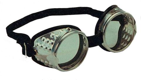 4,0 BL Di BL OCCHIALI PER SALDATORE ALLUMINIO INCOLORE