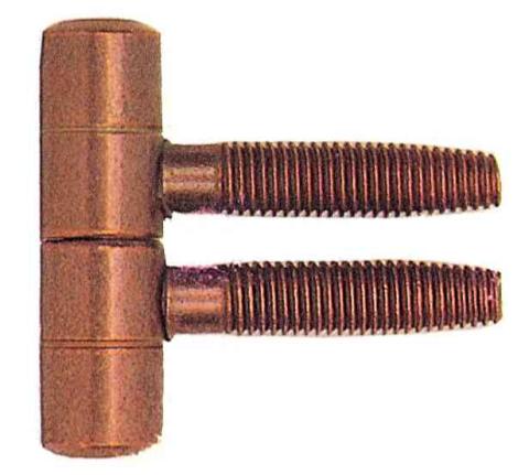 6,0 BL Di BL CERNIERA ANUBA ACCIAIO OTTONATO D 14 MM 2 PZ