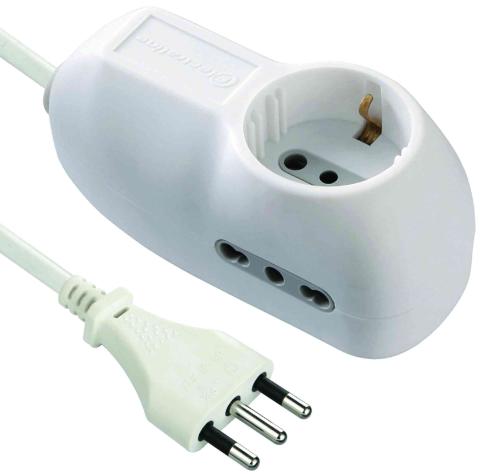 1,0 PZ Di MULTIPRESA 2P BIP/+1SCH.SALVASPAZIO FIG.2