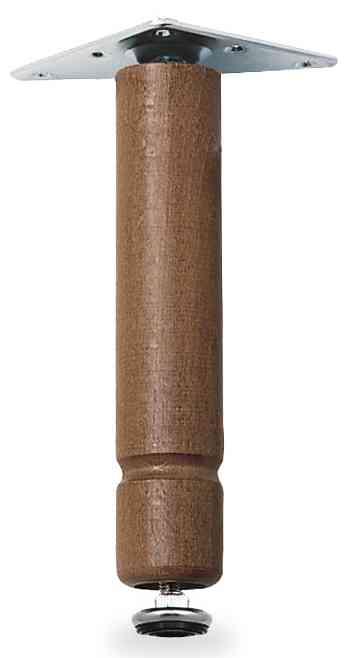 2,0 BL Di BL PIEDINO REGOLABILE LEGNO 150 MM NOCE 4 PZ