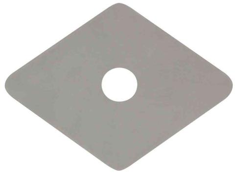 5,0 SC Di SC RONDELLA PLASTICA ROMBOIDALE 27X27 MM 20 PZ