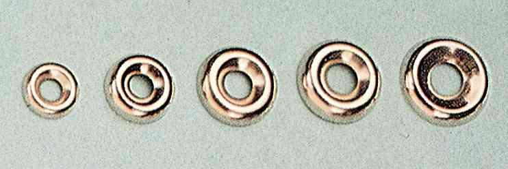 5,0 SC Di SC ORLI SOTTOVITE ACCIAIO NICHELATO 12 MM  50 PZ