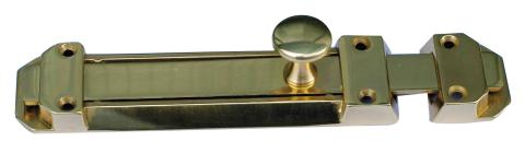 6,0 BL Di BL CATENACCIO ORIZZONTALE OTTONE LUCIDO 200 MM