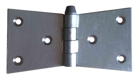 25,0 PZ Di CERNIERA A CODA DI RONDINE 106 FERRO  94X50 MM