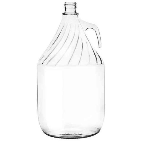 6,0 PZ Di DAMIGIANA DAMA VETRO NUDA 5 L PER TAPPO A VITE