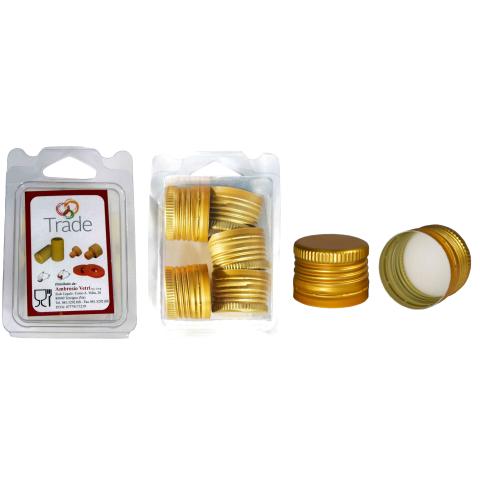 1,0 CF Di TAPPO A VITE PER DAMA NUDA D 35X18 MM 5 PZ