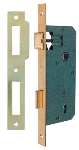 6,0 BL Di BL PATENT SERRATURA Q.8/90 OTTONATA DA 50