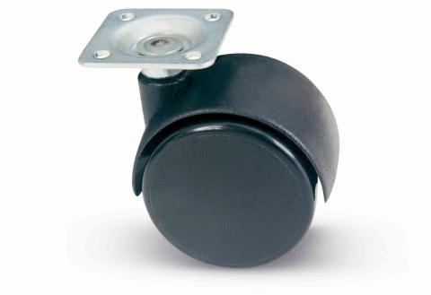 4,0 BL Di BL RUOTA GEMELLARE CON PIASTRA 40 MM 2 PZ