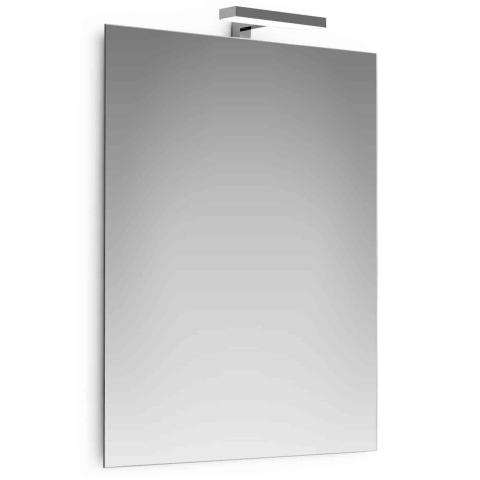 1,0 PZ Di SPECCHIO A FILO CON LAMPADA LED 20 CM 60X80 CM