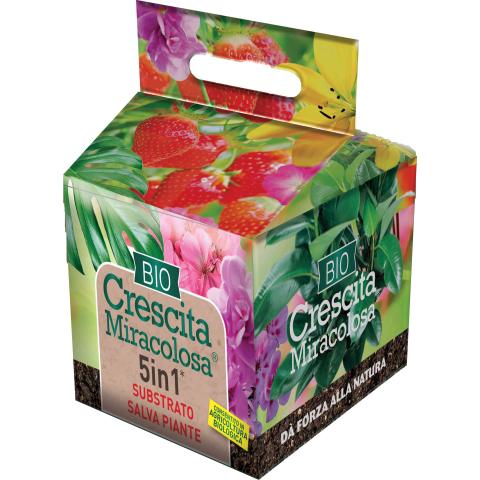 1,0 PZ Di CRESCITA MIRACOLOSA SUBSTRATO 5 IN 1 DA 15 L