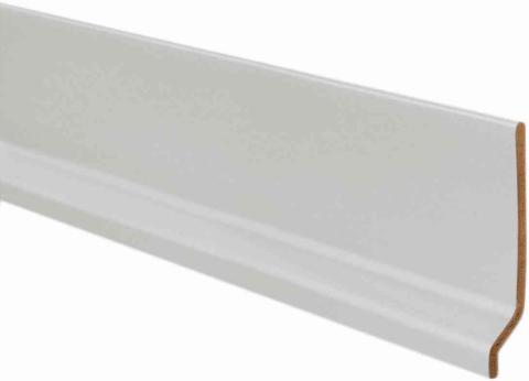 48,0 PZ Di BATTISCOPA 70X9 PVC ESPANSO 200 CM ARGENTO