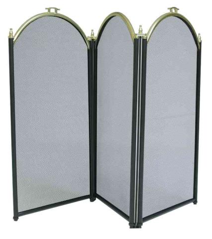 1,0 PZ Di PARASCINTILLE 3 ANTE BORDO OTTONE 98XH60 CM