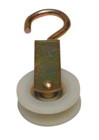 6,0 BL Di BL CARRUCOLA NYLON CON CUSCINETTO D 40 MM 2 PZ