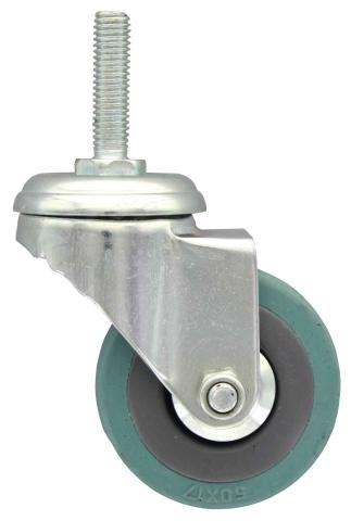 4,0 BL Di BL RUOTA GOMMATA CON PERNO 50 MM DA 2 PZ