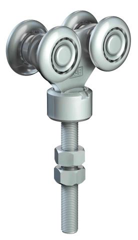 1,0 PZ Di OMGE   79 CARRELLO A 4 RUOTE D 38 PERN GIR P 220 K