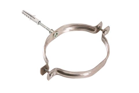 10,0 PZ Di COLLARE INOX CON TASSELLO PER TUBO STUFA 15 CM