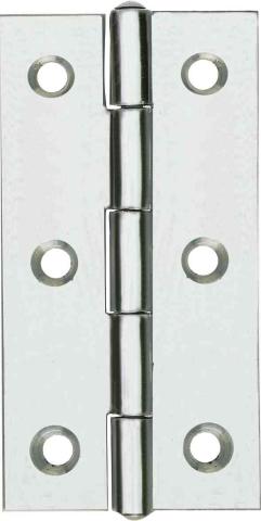 5,0 SC Di SC CERNIERE INOX STRETTE  2 MM.50X31 (PZ.2)